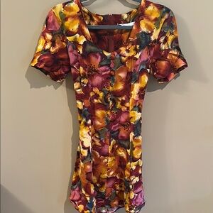 Vintage Jonathan Martin Hawaiian mini dress